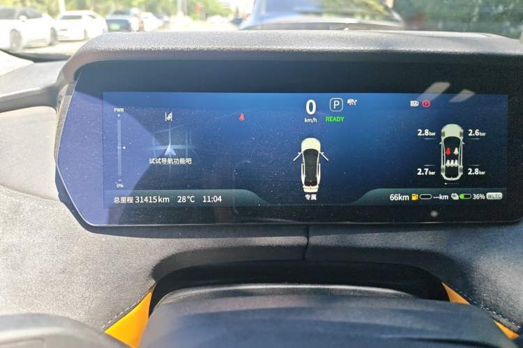 Used Deepal SL03 2025 Extended-Range Sporty Version Odometer Close Up
