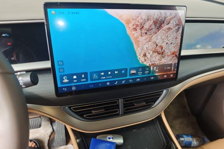 Used Denza D9 2022 DM-i 970 Four-Wheel Drive Prestige Model Audio And AC Panel