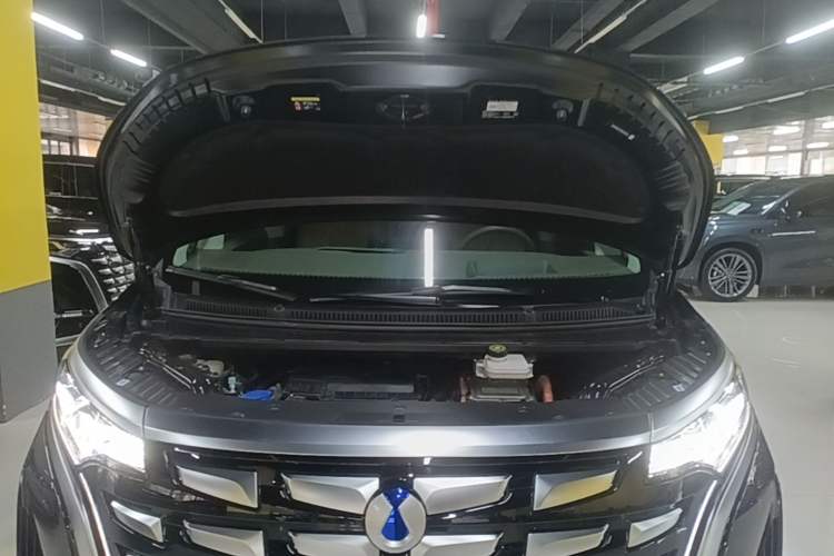 Used Denza D9 2022 DM-i 970 Four-Wheel Drive Flagship Model Engine Bay