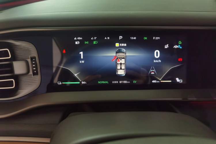 Used Denza D9 2022 DM-i 970 Four-Wheel Drive Flagship Model Instrument Cluster