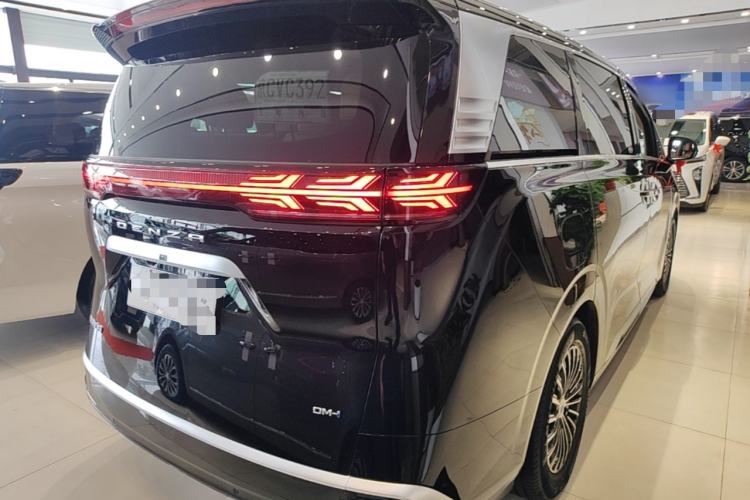 Used Denza D9 2022 DM-i 1040 Prestige Model Rear Right 45 Deg