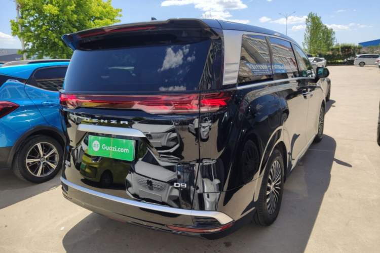 Used Denza D9 2022 DM-i 1040 Prestige Model Rear Right 45 Deg