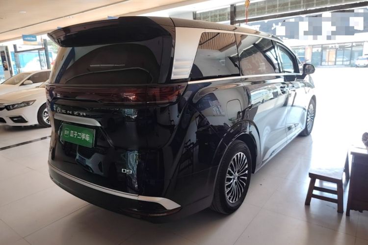 Used Denza D9 2022 DM-i 1040 Prestige Model Rear Right 45 Deg