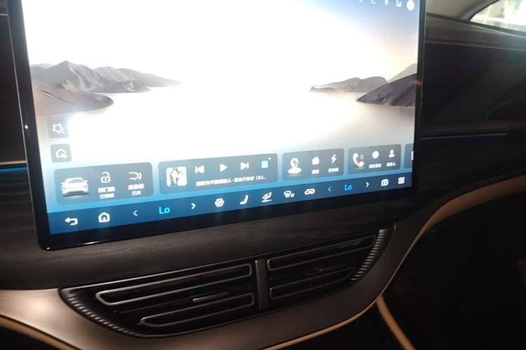Used Denza D9 2022 DM-i 970 Four-Wheel Drive Flagship Model Audio And AC Panel