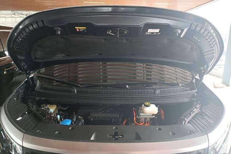 Used Denza D9 2022 DM-i 970 Four-Wheel Drive Flagship Model Engine Bay