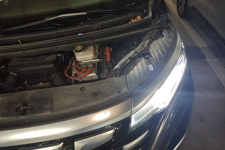 Used Denza D9 2022 DM-i 1040 Prestige Model Engine Bay Left