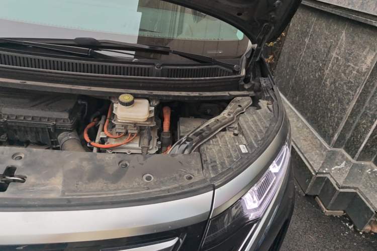 Used Denza D9 2022 DM-i 970 Four-Wheel Drive Flagship Model Engine Bay Left