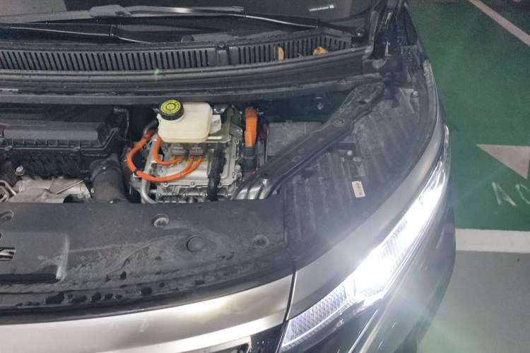 Used Denza D9 2022 DM-i 970 Four-Wheel Drive Flagship Model Engine Bay Left