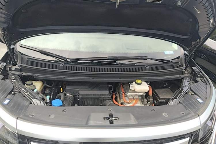 Used Denza D9 2022 DM-i 970 Four-Wheel Drive Flagship Model Engine Bay