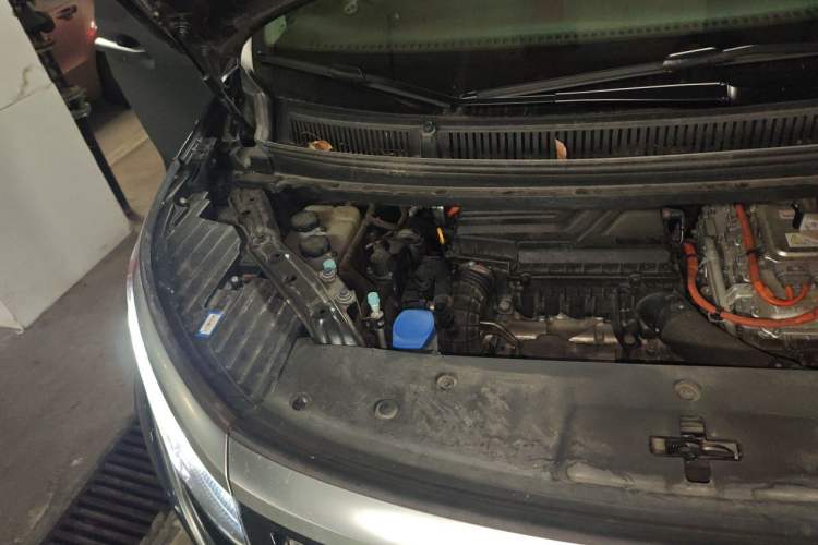 Used Denza D9 2022 DM-i 1040 Prestige Model Engine Bay Right