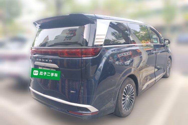 Used Denza D9 2022 DM-i 1040 Prestige Model Rear Right 45 Deg