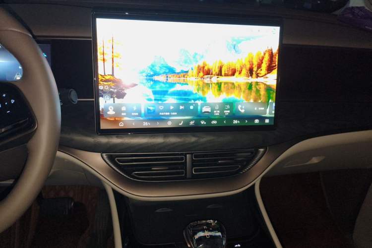 Used Denza D9 2022 DM-i 1040 Prestige Model Audio And AC Panel