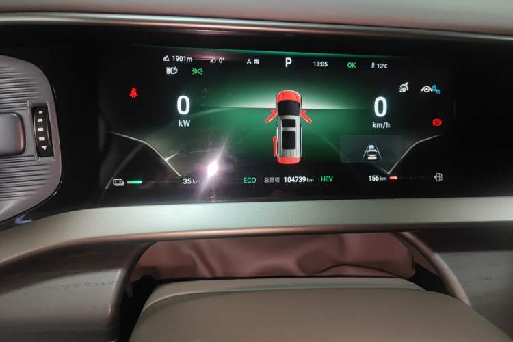 Used Denza D9 2022 DM-i 970 Four-Wheel Drive Prestige Model Instrument Cluster
