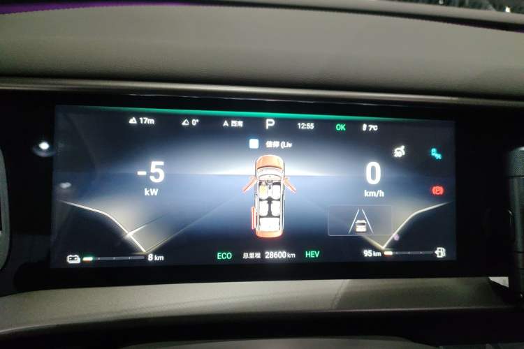 Used Denza D9 2022 DM-i 970 Four-Wheel Drive Flagship Model Instrument Cluster