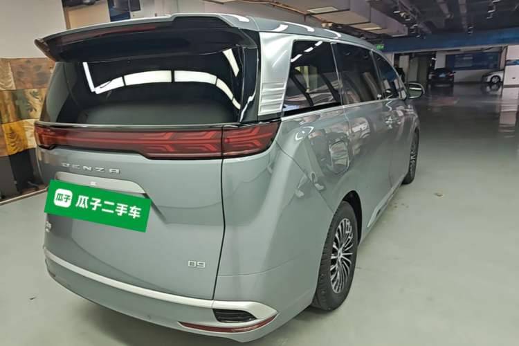 Used Denza D9 2022 DM-i 1040 Prestige Model Rear Right 45 Deg