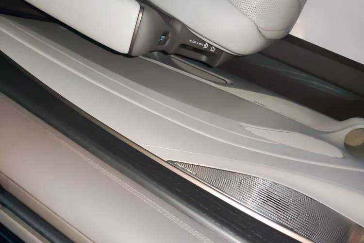 Used Denza D9 2022 DM-i 970 Four-Wheel Drive Flagship Model Right Rear Door Interior