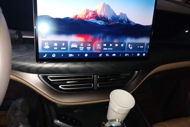 Used Denza D9 2022 DM-i 1040 Prestige Model Audio And AC Panel