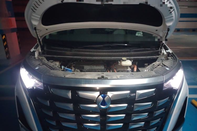 Used Denza D9 2022 DM-i 1040 Prestige Model Engine Bay