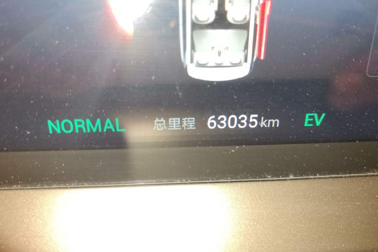 Used Denza D9 2022 DM-i 970 Four-Wheel Drive Prestige Model Odometer Close Up