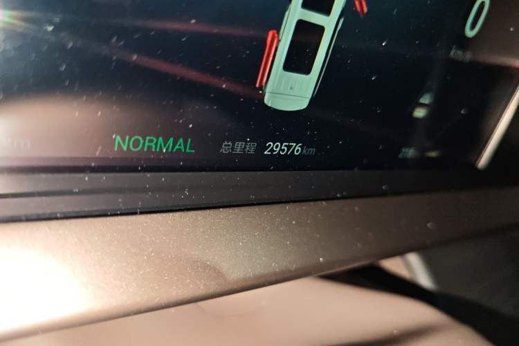 Used Denza D9 2022 DM-i 970 Four-Wheel Drive Prestige Model Odometer Close Up