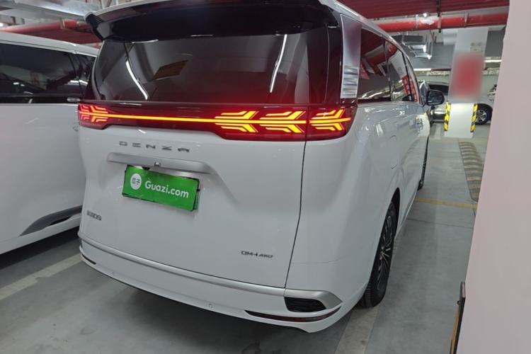 Used Denza D9 2022 DM-i 1040 Prestige Model Rear Right 45 Deg