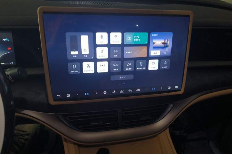 Used Denza D9 2023 DM-i 965 Luxury Model Audio And AC Panel