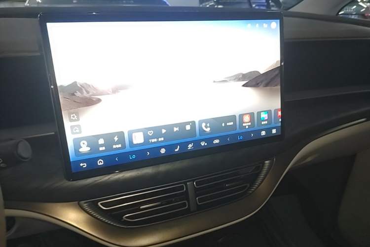 Used Denza D9 2023 DM-i 965 Luxury Model Audio And AC Panel