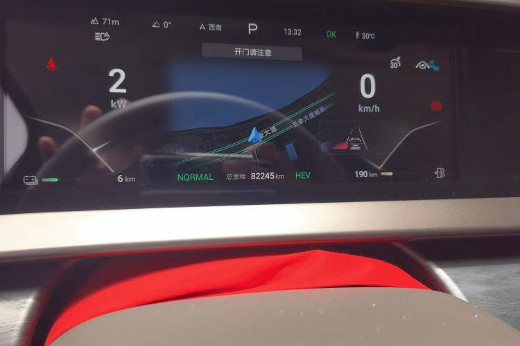 Used Denza D9 2023 DM-i 965 Luxury Model Odometer Close Up