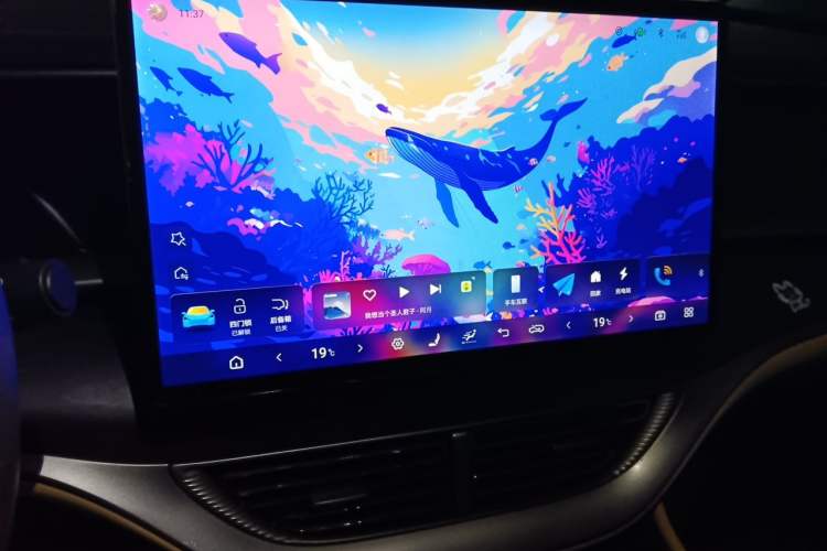 Used Denza D9 2023 DM-i 965 Luxury Model Audio And AC Panel