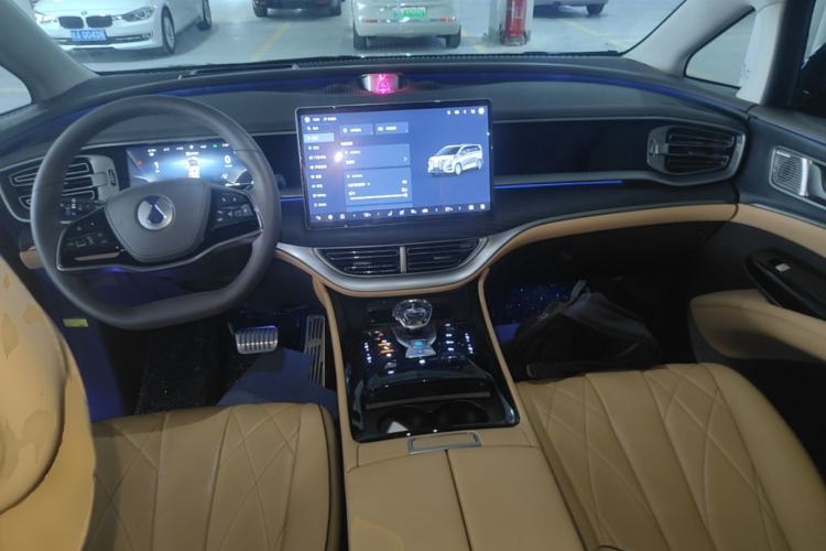 Used Denza D9 2024 DM-i 980 Four-Wheel Drive Prestige Model Center Console