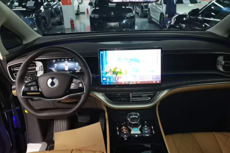 Used Denza D9 2024 DM-i 980 Four-Wheel Drive Prestige Model Center Console