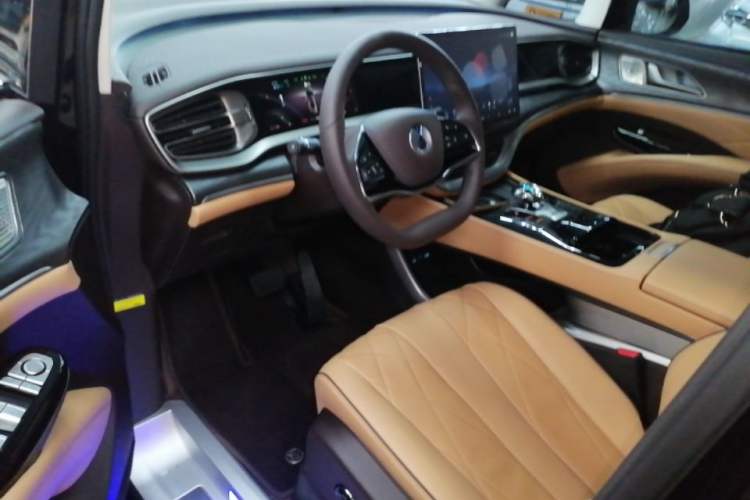 Used Denza D9 2024 DM-i 980 Four-Wheel Drive Prestige Model Center Console