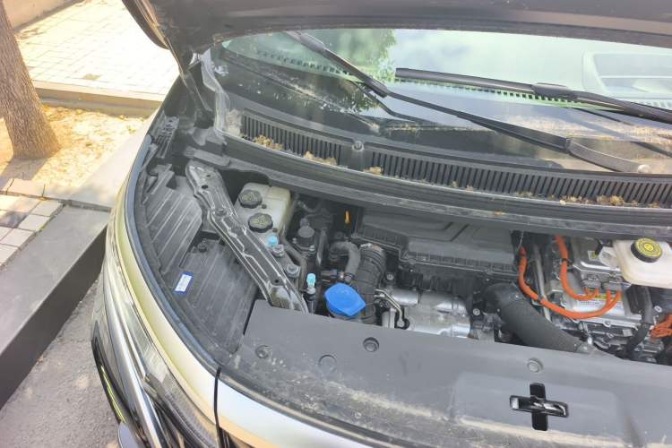 Used Denza D9 2024 DM-i 980 Four-Wheel Drive Prestige Model Engine Bay Right