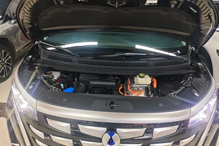 Used Denza D9 2024 DM-i 980 Four-Wheel Drive Prestige Model Engine Bay