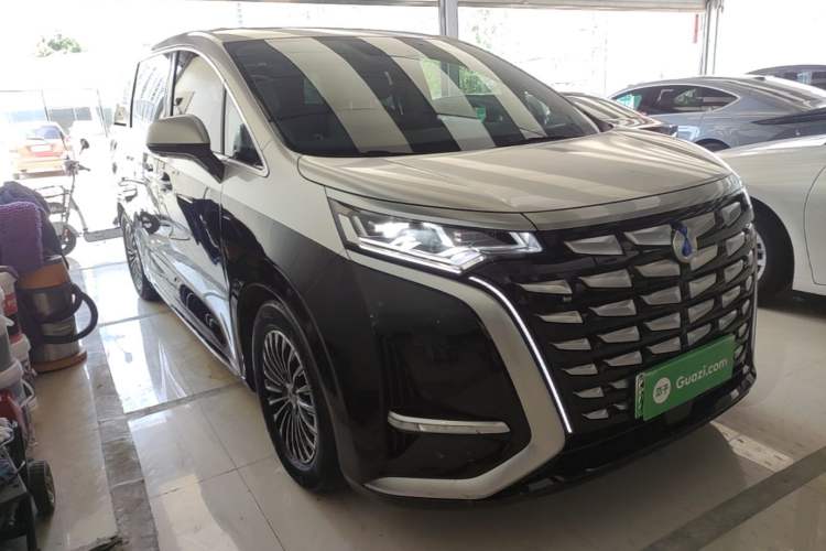 Used Denza D9 2024 DM-i 980 Four-Wheel Drive Flagship Model Front Right 45 Deg