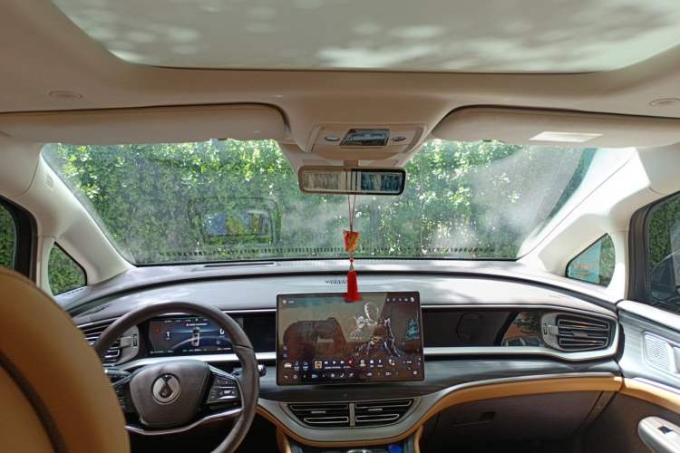 Used Denza D9 2024 DM-i 980 Four-Wheel Drive Prestige Model Headliner