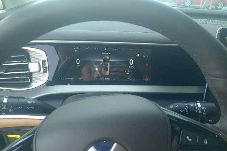 Used Denza D9 2024 DM-i 980 Four-Wheel Drive Flagship Model Instrument Cluster