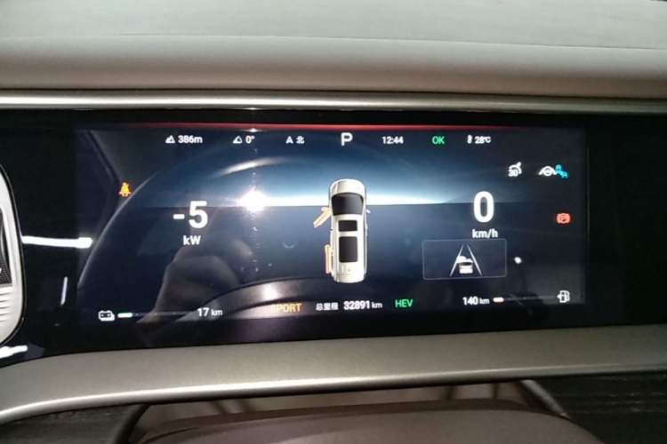 Used Denza D9 2024 DM-i 980 Four-Wheel Drive Flagship Model Instrument Cluster