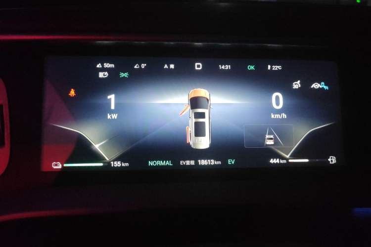 Used Denza D9 2024 DM-i 980 Four-Wheel Drive Flagship Model Instrument Cluster