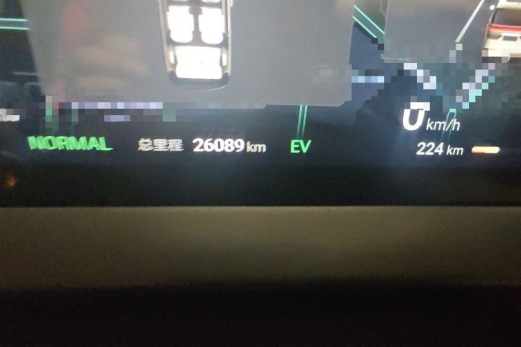 Used Denza D9 2024 DM-i 970 Luxury Model Odometer Close Up