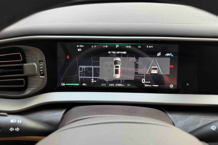 Used Denza D9 2024 DM-i 1050 Luxury Model Odometer Close Up