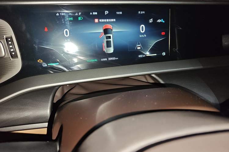 Used Denza D9 2024 DM-i 1050 Luxury Model Odometer Close Up