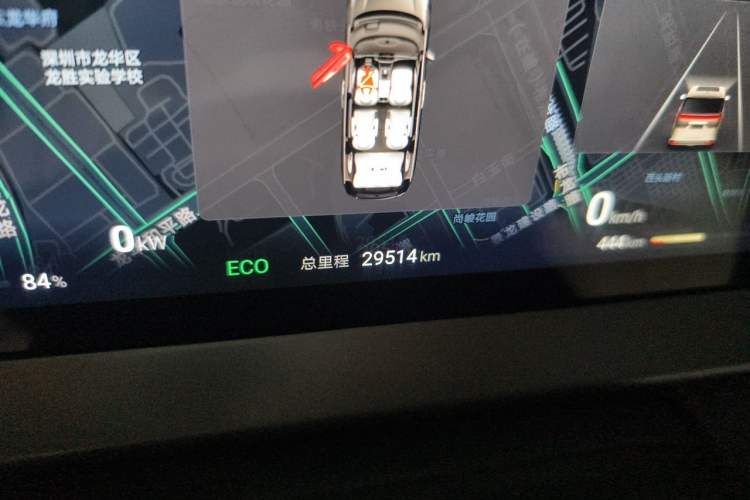 Used Denza D9 2024 DM-i 1050 Luxury Model Odometer Close Up
