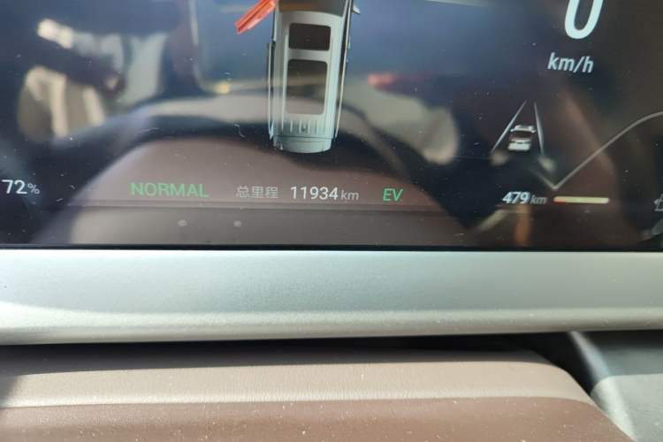 Used Denza D9 2024 DM-i 1050 Luxury Model Odometer Close Up