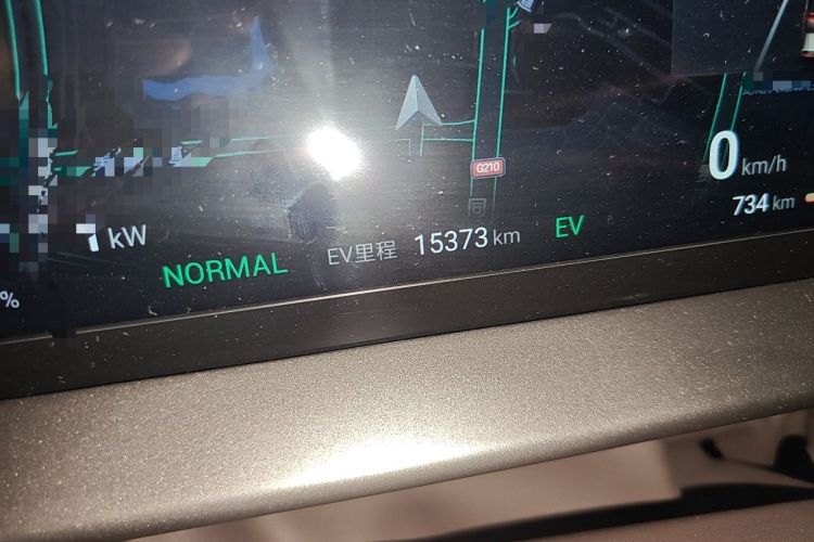 Used Denza D9 2024 DM-i 1050 Luxury Model Odometer Close Up