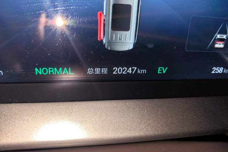 Used Denza D9 2024 DM-i 970 Luxury Model Odometer Close Up