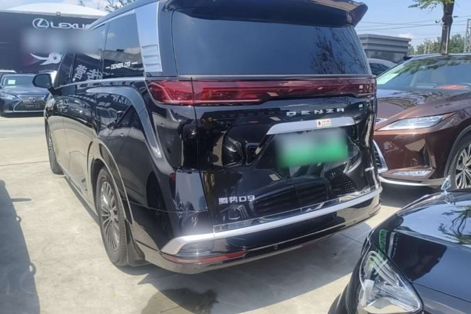 Used Denza D9 2024 DM-i 980 Four-Wheel Drive Prestige Model Rear Left 45 Deg