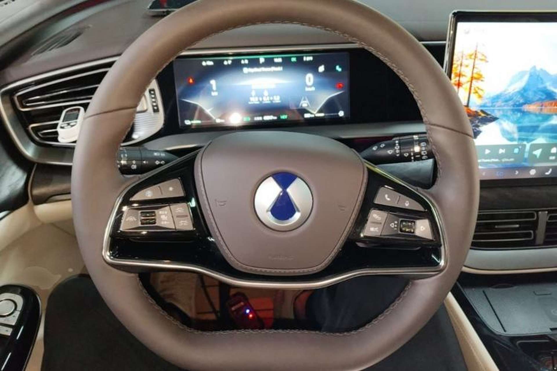 Used Denza D9 2024 DM-i 980 Four-Wheel Drive Prestige Model Steering Wheel