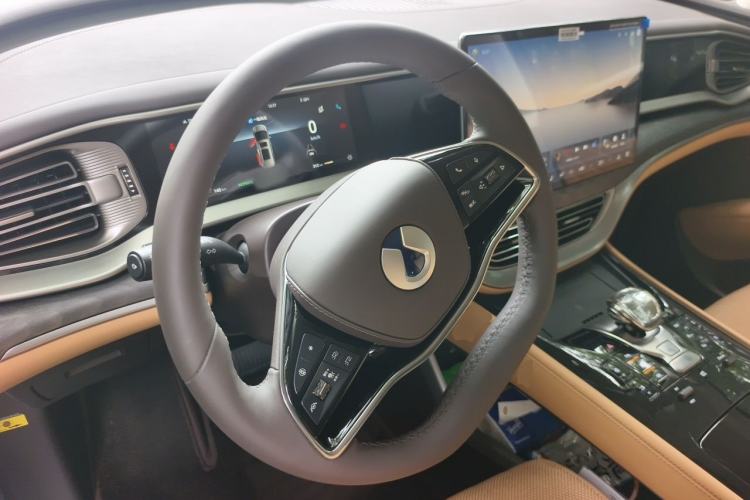 Used Denza D9 2024 DM-i 980 Four-Wheel Drive Prestige Model Steering Wheel