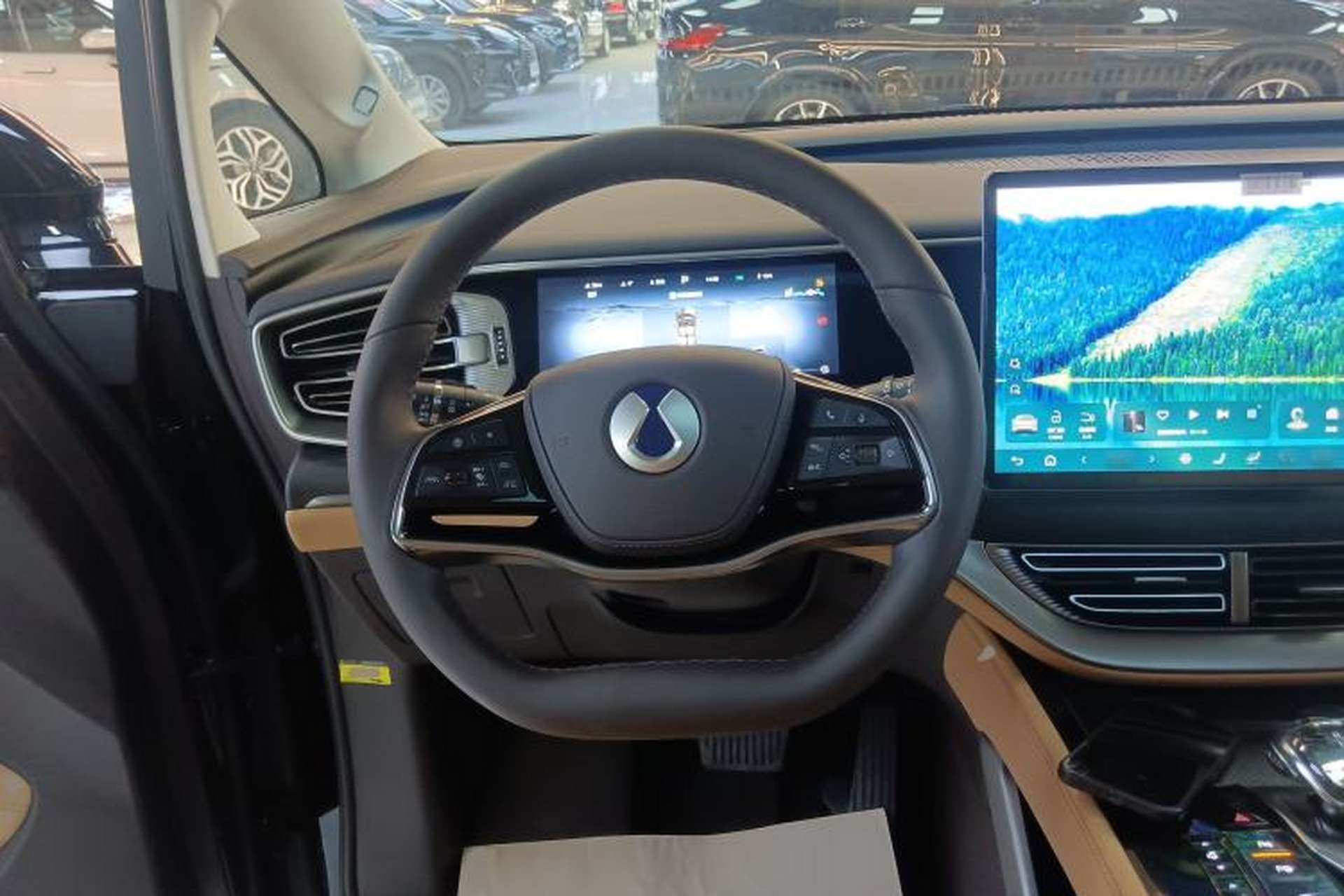 Used Denza D9 2024 DM-i 980 Four-Wheel Drive Flagship Model Steering Wheel